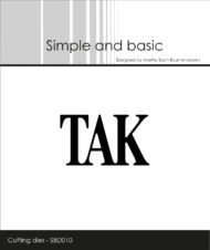 Simple and basic die Tak 4,2x2,8cm